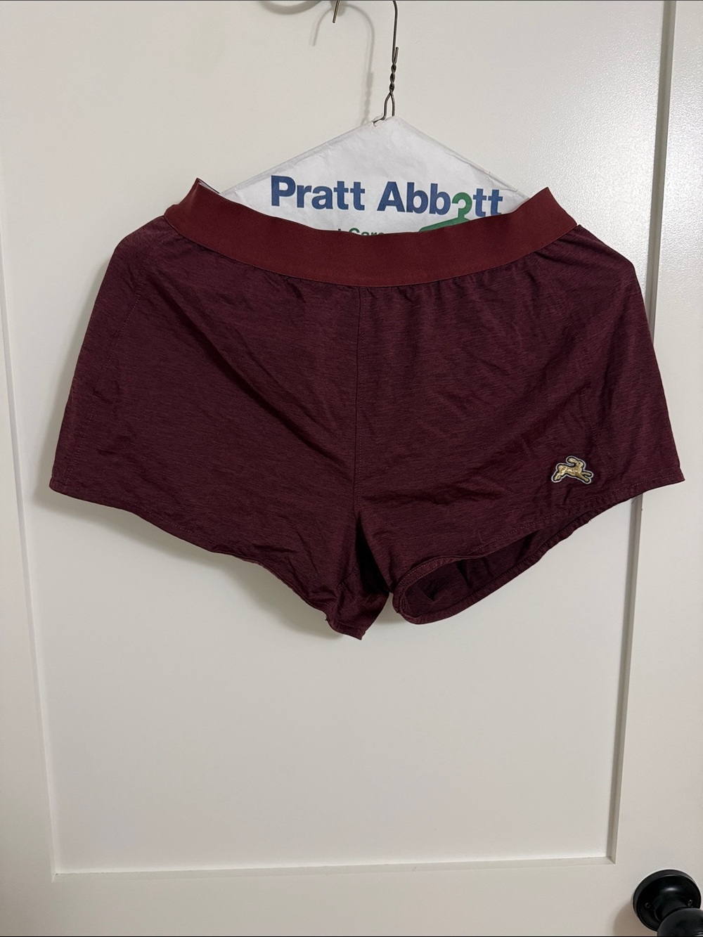 Tracksmith Maroon Athletic Lounge Shorts